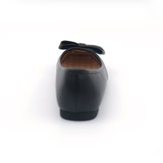 Debbie 5006 Black Leather School Shoes for Women
