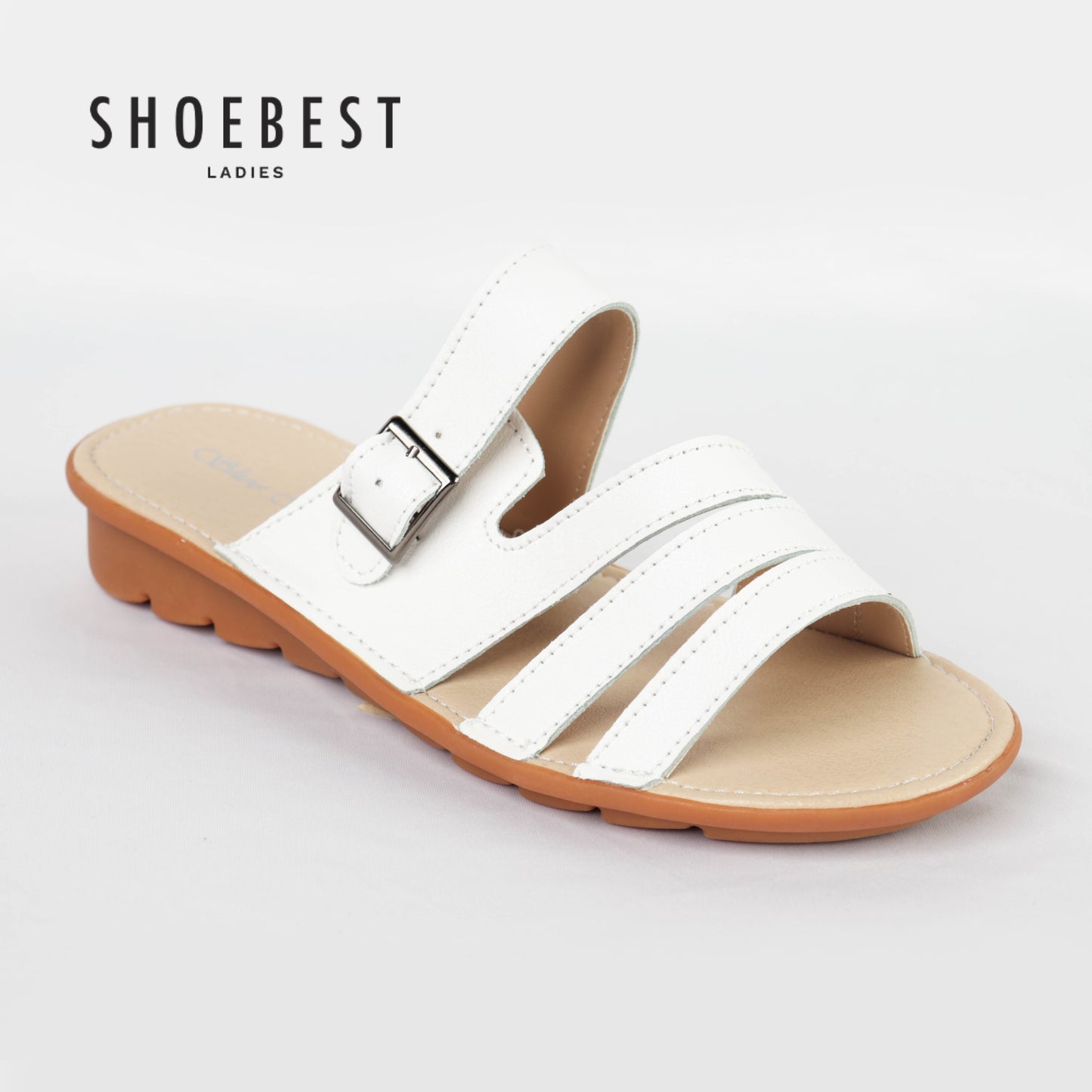 Addison 002 White Women's Sandals