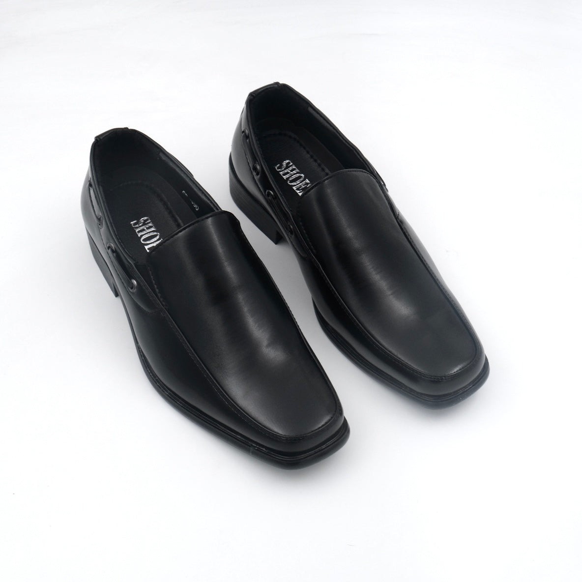 Howard 1690 Black Leather Shoes for Teens