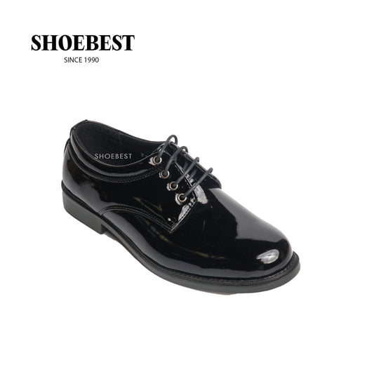 William 8118 Black Leather Shoes for Men